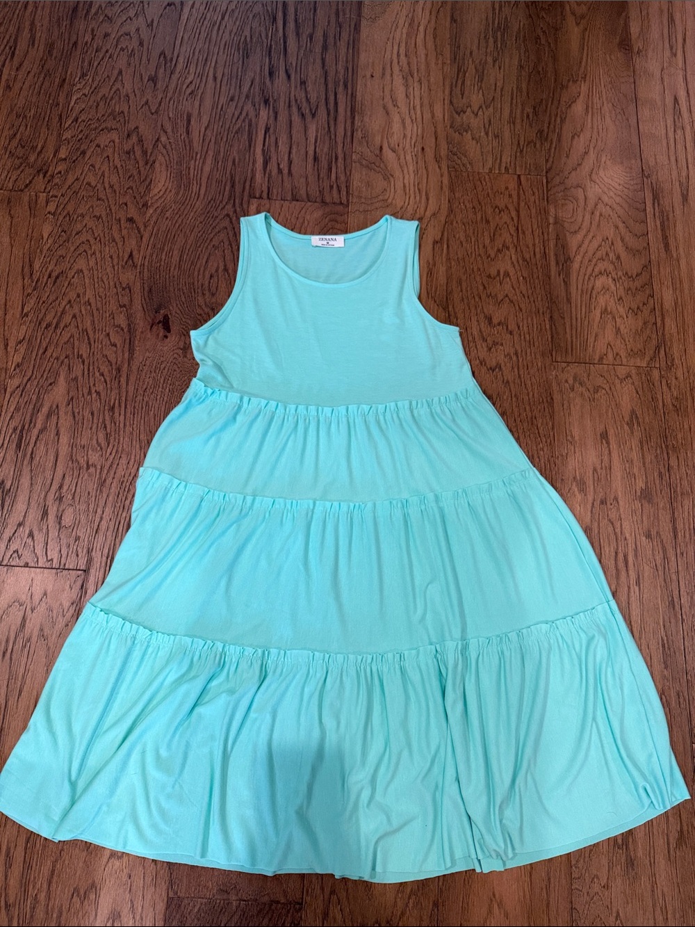 Womens Tiered Tank Dress Mint size medium NWOT